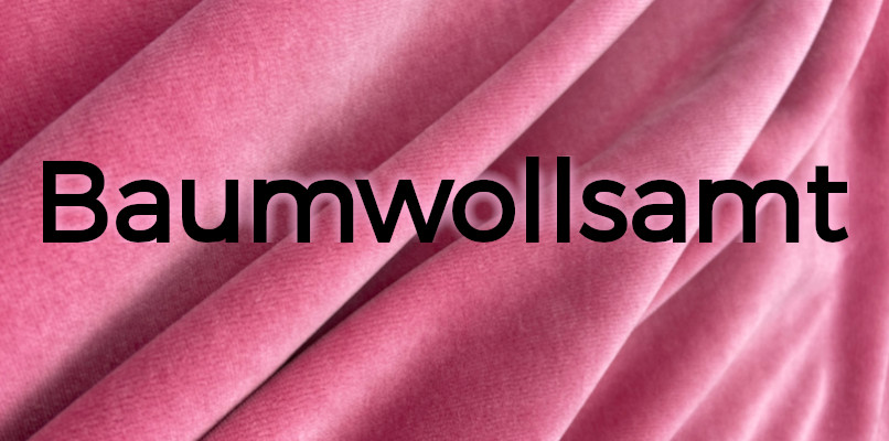 Baumwollsamt