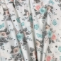 Preview: Baumwolle Pastell Rosen / Weiß
