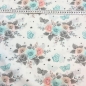 Preview: Baumwolle Pastell Rosen / Weiß