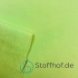 Preview: French Terry Sommersweat Uni Limettengrün