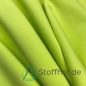 Preview: French Terry Sommersweat Uni Limettengrün
