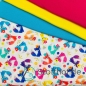 Preview: Baumwolljersey Bunte Füchse