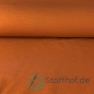 Preview: French Terry Sommersweat Uni Karamellbraun