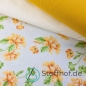 Preview: Baumwolljersey Vintage Blumen / Ecrü