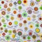 Preview: Baumwolljersey Boho Blumen / Weiß