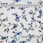 Preview: Baumwolle Blaue Kletterblumen