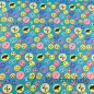 Preview: Baumwolljersey Bunte Knöpfe / Mint