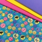 Preview: Baumwolljersey Bunte Knöpfe / Mint