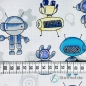 Preview: Baumwolle Retro Roboter
