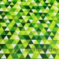Preview: Baumwolle Dreieck-Muster Grüntöne