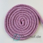 Preview: Baumwollkordel 5mm Lila mit Glitzerfaden