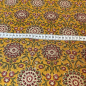 Preview: Voile Premium Baumwolle Blumen Ocker Gelb