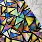 Preview: French Terry Sommersweat Bunte Glasscherben