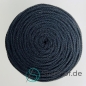 Preview: Baumwollkordel Flach 10mm Schwarz