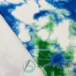 Preview: French Terry TIE DYE Lagune Blau-Grün