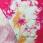 Preview: Baumwolljersey TIE DYE Batik Pink Orange