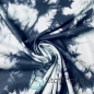 Preview: Baumwolljersey TIE DYE Batik Grau