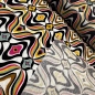 Preview: Baumwolljersey Retro Tapeten Muster