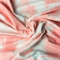 Preview: French Terry TIE DYE Erdbeer-Sahne-Likör Pink