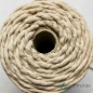 Preview: Makramee Garn Verzwirnt 5mm Beige
