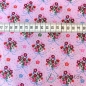 Preview: Premium Baumwolle Blumenstrauß Romantisch Rosa