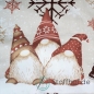 Preview: Baumwolle Weihnachtsgnome Beige Braun Weihnachten
