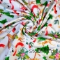 Preview: Baumwolljersey Weihnachten Eisbär und Reh / Weiß