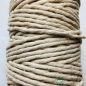 Preview: Makramee Garn Verzwirnt 5mm Beige