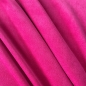 Preview: Baumwollsamt Nickistoff Fuchsia Pink