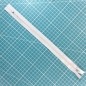 Preview: Reißverschluss Weiß 30cm
