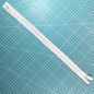 Preview: Reißverschluss Weiß 45cm
