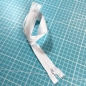 Preview: Reißverschluss Weiß 45cm