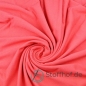 Preview: French Terry Sommersweat Uni Korallrot