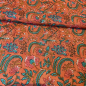 Preview: Voile Premium Baumwolle Blumen Korallenrot