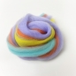Preview: Filzwolle Regenbogen Mix Staffelpreise