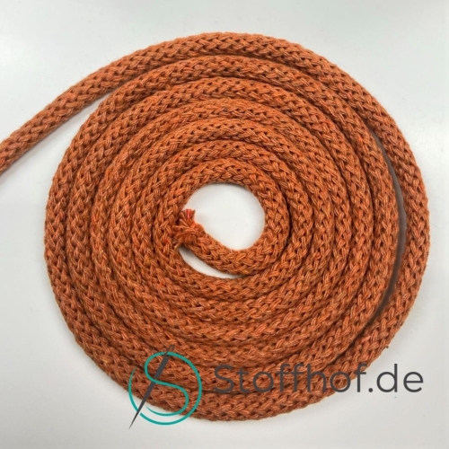Baumwollkordel 5mm Kürbis-Orange
