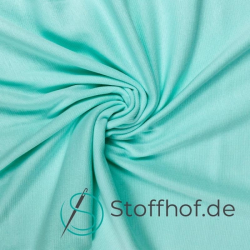 Bündchenstoff Gerippt Mint
