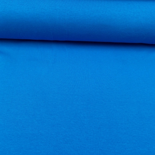 French Terry Sommersweat Uni Blau
