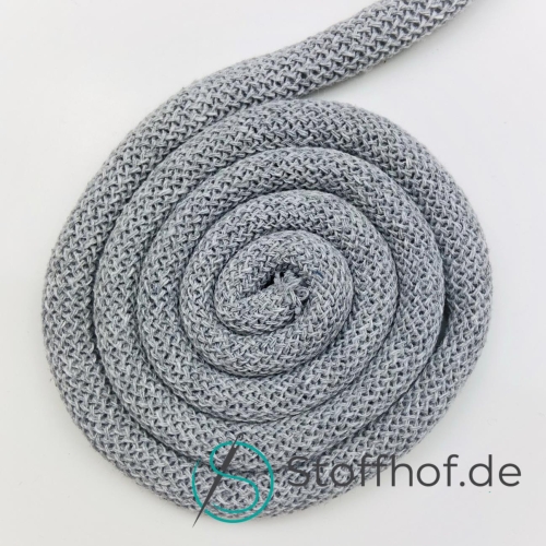 Baumwollkordel 9mm Grau