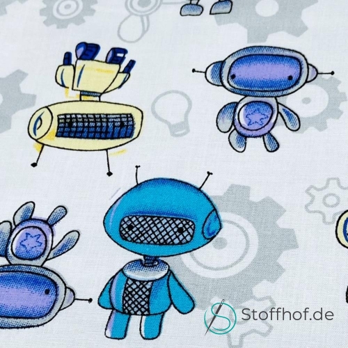 Baumwolle Retro Roboter