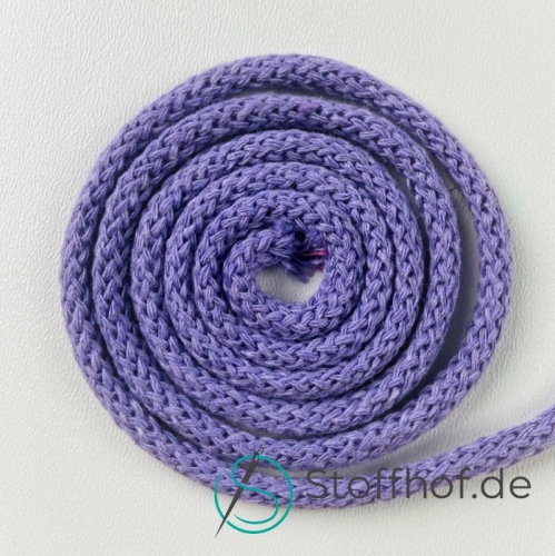 Baumwollkordel 5mm Lavendel Lila