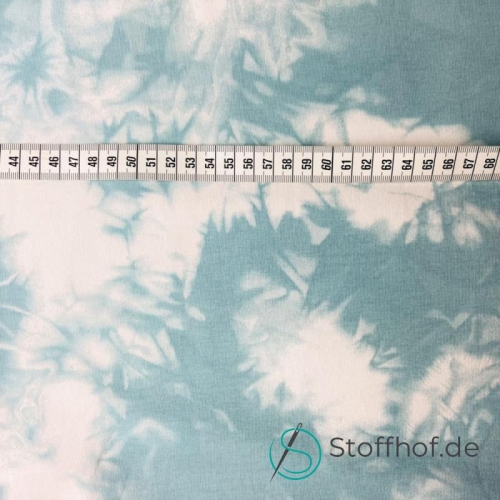 French Terry TIE DYE Mojito-Mint