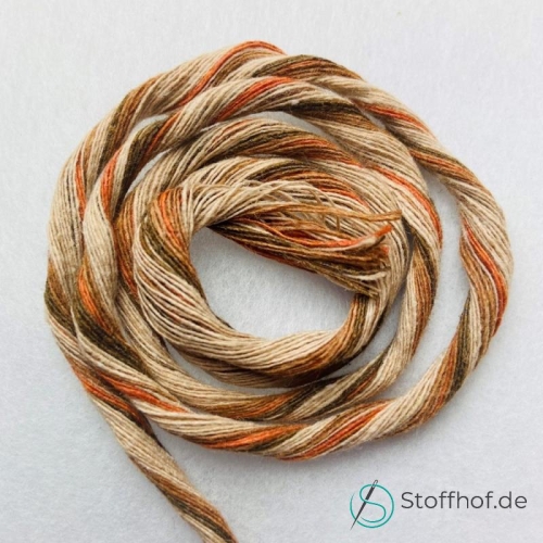 Makramee Garn Verzwirnt 3-4mm Herbst Mix