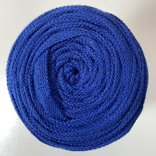 Baumwollkordel Flach 10mm Kornblumenblau