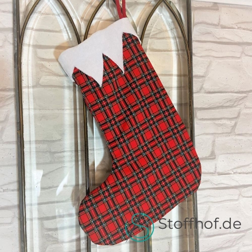 FREEBIE Schnittmuster PDF Datei - Weihnachtsstrumpf