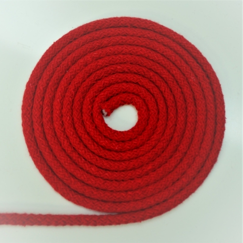 Baumwollkordel 5mm Rot