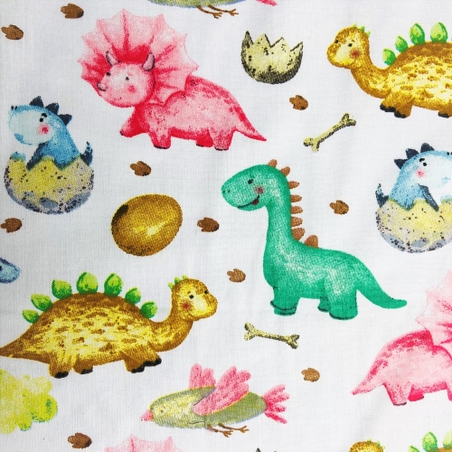 Baumwolle Bunte Dinos