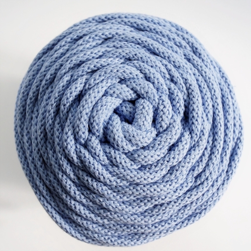 Baumwollkordel 5mm Himmelblau
