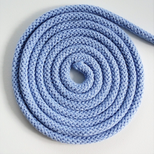 Baumwollkordel 5mm Himmelblau