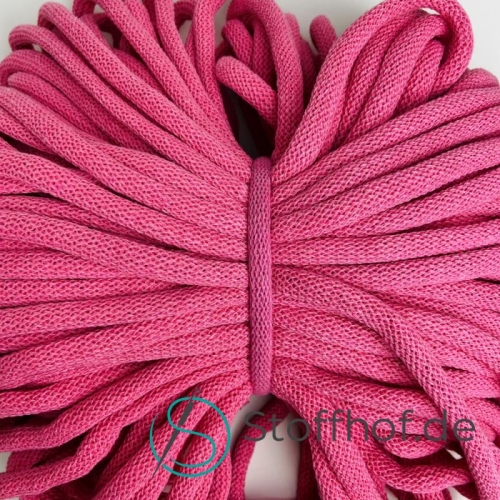 Baumwollkordel 9mm Pink
